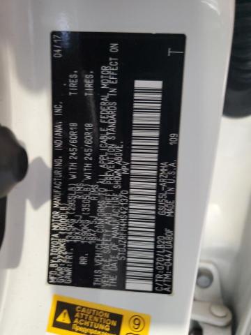 5TDJZRFH4HS421370 - 2017 TOYOTA HIGHLANDER SE თეთრი ფოტო 13