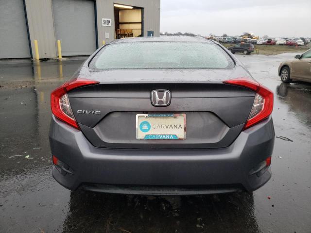 2HGFC2F54GH529054 - 2016 HONDA CIVIC LX GRAY photo 6