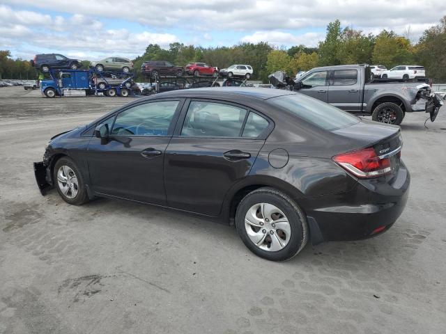 2HGFB2F53EH542264 - 2014 HONDA CIVIC LX BROWN photo 2