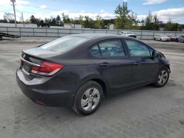 2HGFB2F53EH542264 - 2014 HONDA CIVIC LX BROWN photo 3