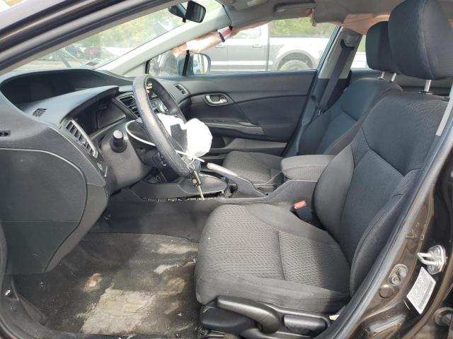 2HGFB2F53EH542264 - 2014 HONDA CIVIC LX BROWN photo 7