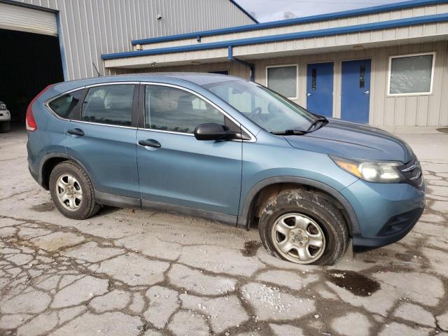 2HKRM4H30EH725903 - 2014 HONDA CR-V LX BLUE photo 4