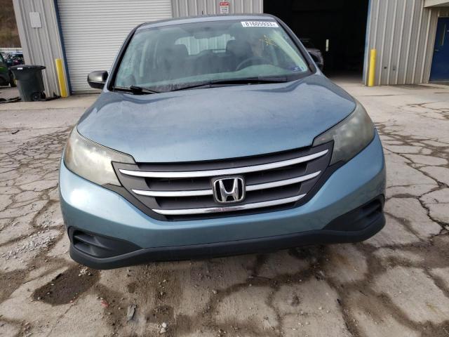 2HKRM4H30EH725903 - 2014 HONDA CR-V LX BLUE photo 5