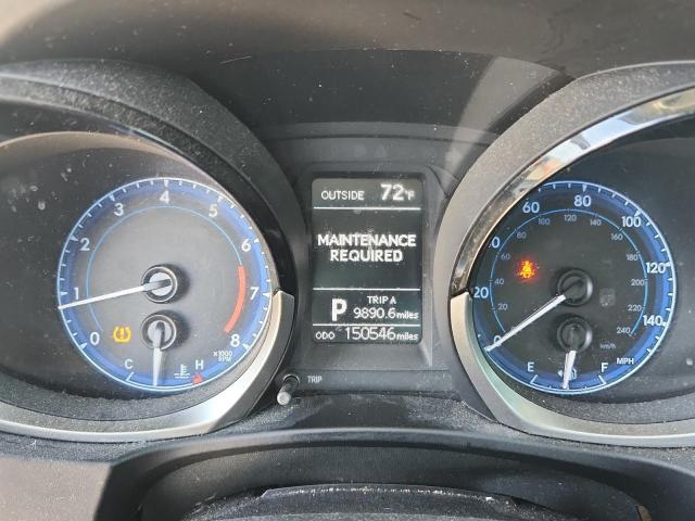 2T1BURHE1FC389778 - 2015 TOYOTA COROLLA L PURPLE photo 9