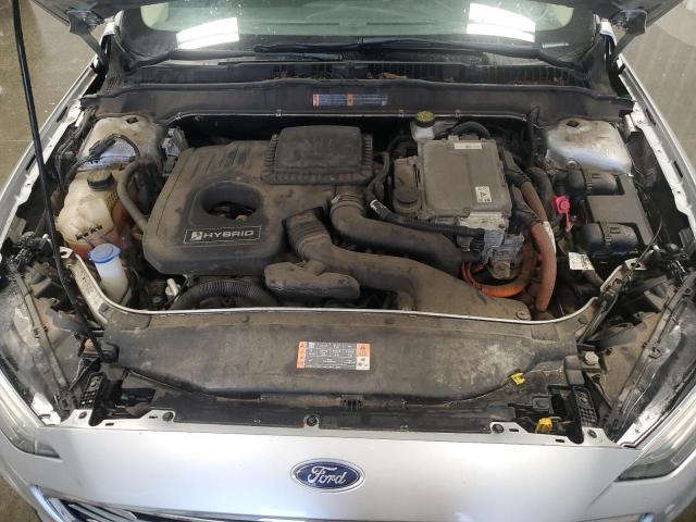 3FA6P0LU3KR139567 - 2019 FORD FUSION SE 银色 照片 11