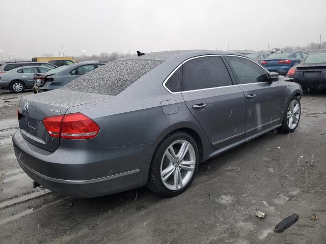 1VWCN7A3XDC078206 - 2013 VOLKSWAGEN PASSAT SEL GRAY photo 3