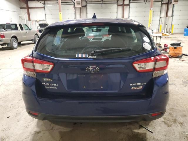 4S3GTAM61H3727958 - 2017 SUBARU IMPREZA SPORT BLUE photo 6