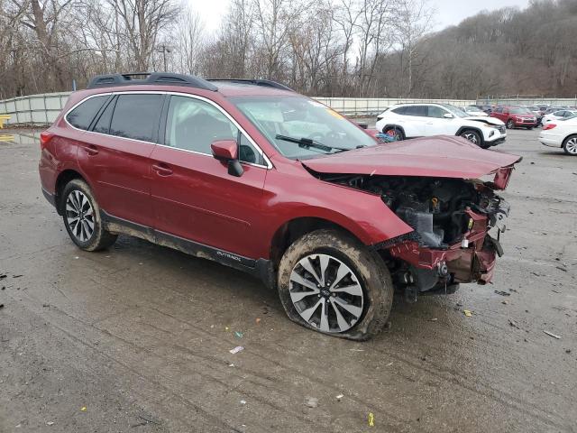 4S4BSANC9H3361650 - 2017 SUBARU OUTBACK 2.5I LIMITED BURGUNDY photo 4