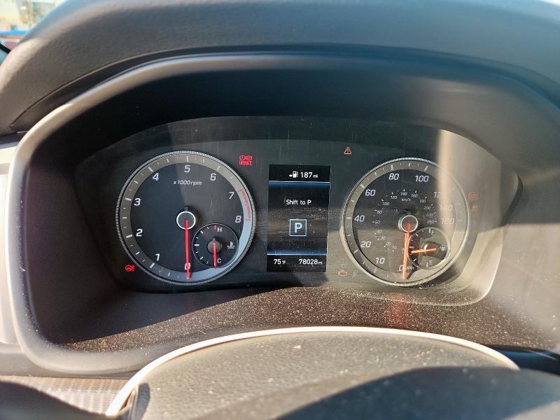 5NPE34AF7JH703123 - 2018 HYUNDAI SONATA SPORT أبيض صورة 9