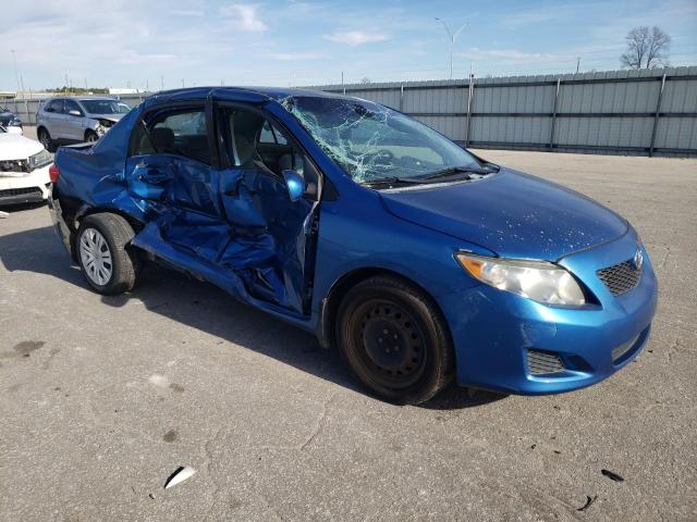 1NXBU40E29Z011485 - 2009 TOYOTA COROLLA BASE BLUE photo 4