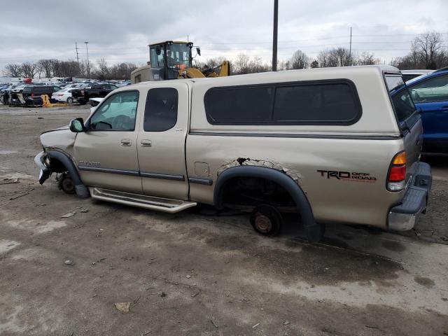 5TBBT44162S248496 - 2002 TOYOTA TUNDRA ACCESS CAB ოქროსფერი ფოტო 2