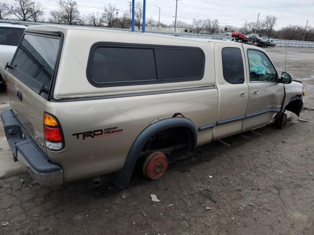 5TBBT44162S248496 - 2002 TOYOTA TUNDRA ACCESS CAB ოქროსფერი ფოტო 3