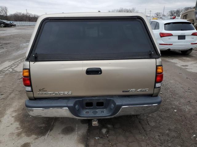 5TBBT44162S248496 - 2002 TOYOTA TUNDRA ACCESS CAB ოქროსფერი ფოტო 6