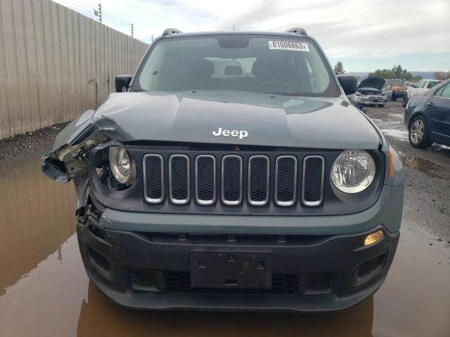 ZACCJAAB0HPE52889 - 2017 JEEP RENEGADE SPORT GRAY photo 5