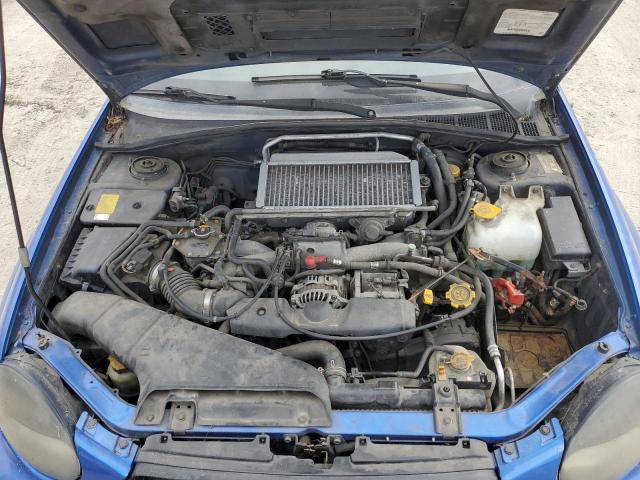 JF1GD29692G502902 - 2002 SUBARU IMPREZA WRX BLUE photo 11