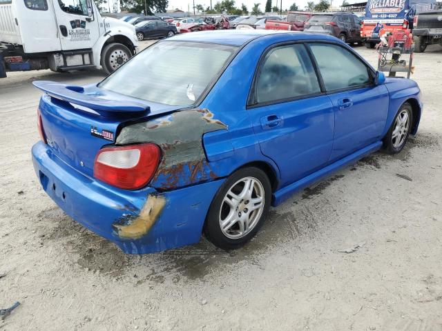 JF1GD29692G502902 - 2002 SUBARU IMPREZA WRX BLUE photo 3