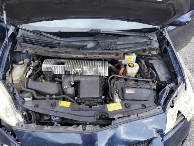 JTDKN3DU7D1682058 - 2013 TOYOTA PRIUS BLUE photo 11