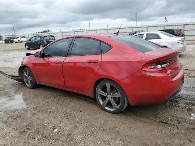 1C3CDFEB2GD643908 - 2016 DODGE DART GT RED photo 2