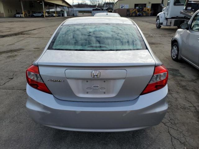 19XFB2F55CE015429 - 2012 HONDA CIVIC LX SILVER photo 6