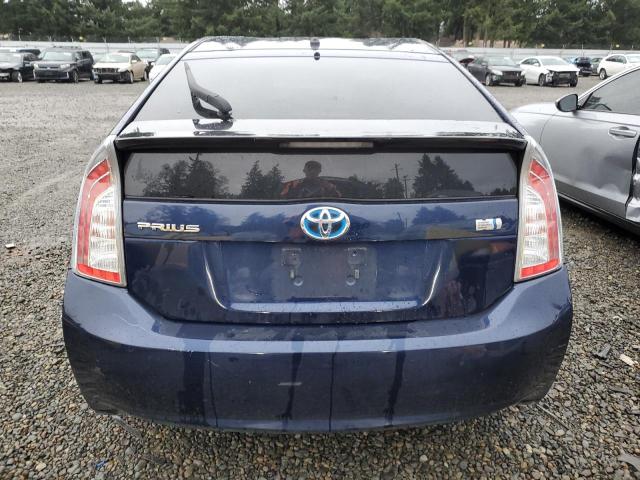 JTDKN3DU9E1780395 - 2014 TOYOTA PRIUS BLUE photo 6