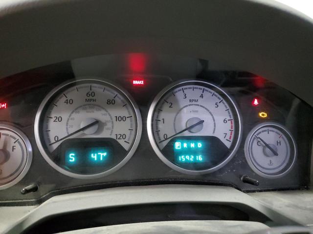 2A8HR54P58R124739 - 2008 CHRYSLER TOWN & COU TOURING WHITE photo 9