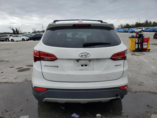 5XYZU3LB0EG165901 - 2014 HYUNDAI SANTA FE S WHITE photo 6