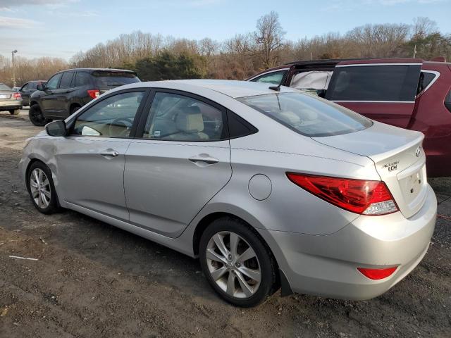 KMHCU4AE6CU072431 - 2012 HYUNDAI ACCENT GLS SILVER photo 2