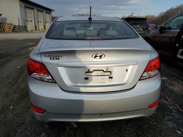 KMHCU4AE6CU072431 - 2012 HYUNDAI ACCENT GLS SILVER photo 6