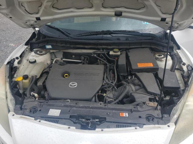 JM1BL1SG4A1141147 - 2010 MAZDA 3 I WHITE photo 11