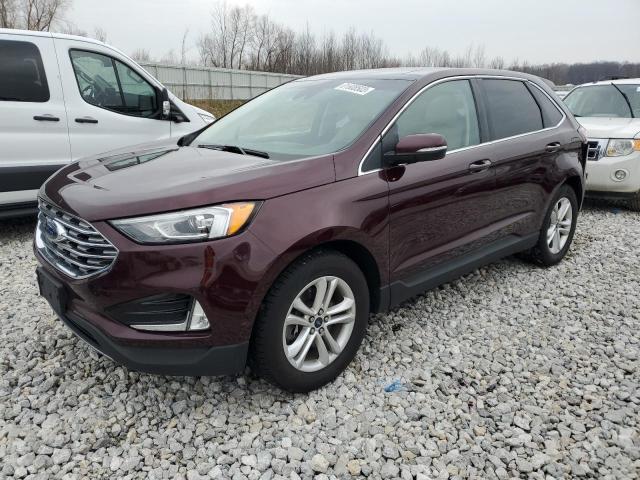 2FMPK4J9XKBB45380 - 2019 FORD EDGE SEL BURGUNDY photo 1