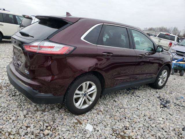 2FMPK4J9XKBB45380 - 2019 FORD EDGE SEL BURGUNDY photo 3