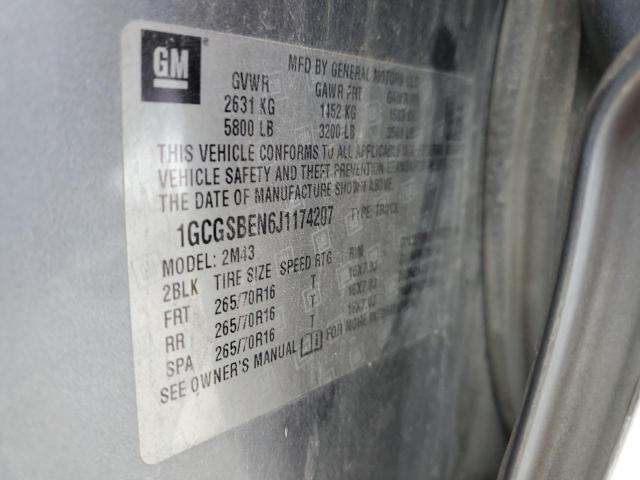 1GCGSBEN6J1174207 - 2018 CHEVROLET COLORADO Boz foto 12