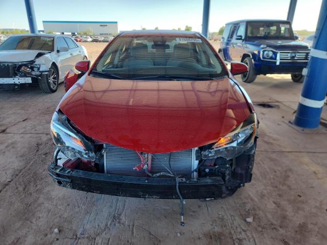 2T1BURHE6HC785417 - 2017 TOYOTA COROLLA L RED photo 5