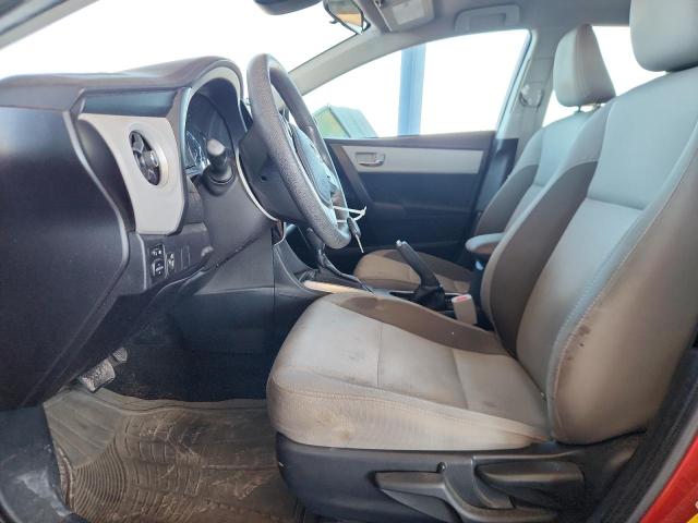 2T1BURHE6HC785417 - 2017 TOYOTA COROLLA L RED photo 7