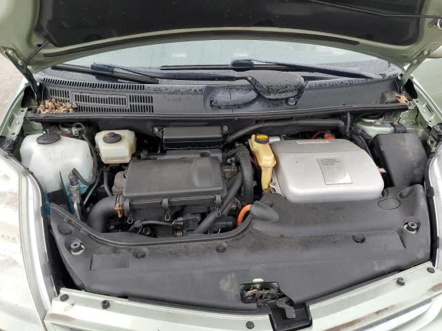 JTDKB20U587784082 - 2008 TOYOTA PRIUS GREEN photo 11