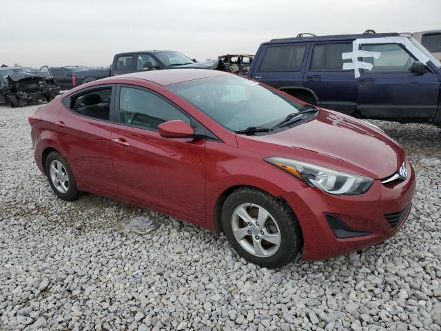 5NPDH4AE9EH540016 - 2014 HYUNDAI ELANTRA SE BURGUNDY photo 4