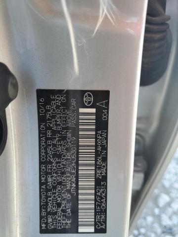 JTNKARJE2HJ530119 - 2017 TOYOTA COROLLA IM Argent photo 12