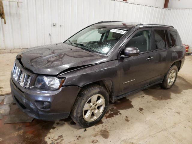 1C4NJCEA8HD206984 - 2017 JEEP COMPASS LATITUDE GRAY photo 1