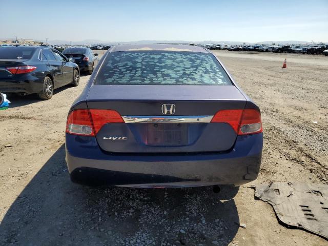 2HGFA1F5XAH588116 - 2010 HONDA CIVIC LX BLUE photo 6