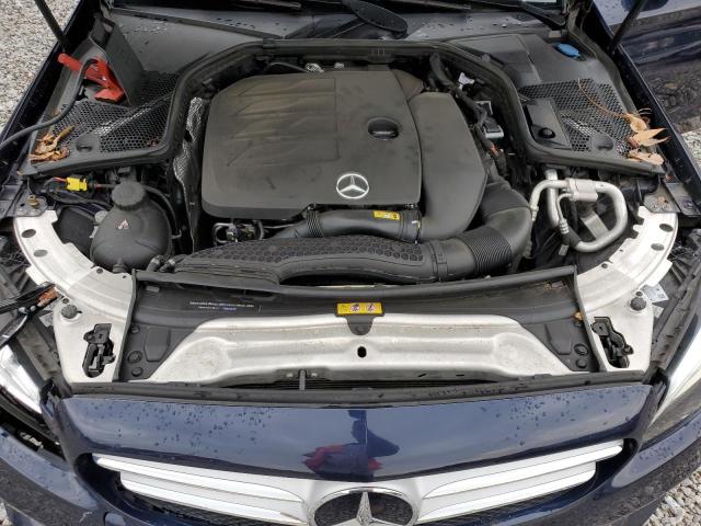 55SWF8EB9KU300205 - 2019 MERCEDES-BENZ C 300 4MATIC BLUE photo 11