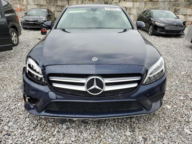 55SWF8EB9KU300205 - 2019 MERCEDES-BENZ C 300 4MATIC BLUE photo 5