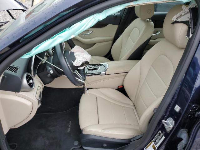 55SWF8EB9KU300205 - 2019 MERCEDES-BENZ C 300 4MATIC BLUE photo 7