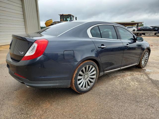1LNHL9DK7EG605492 - 2014 LINCOLN MKS BLUE photo 3
