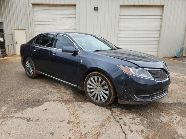 1LNHL9DK7EG605492 - 2014 LINCOLN MKS BLUE photo 4