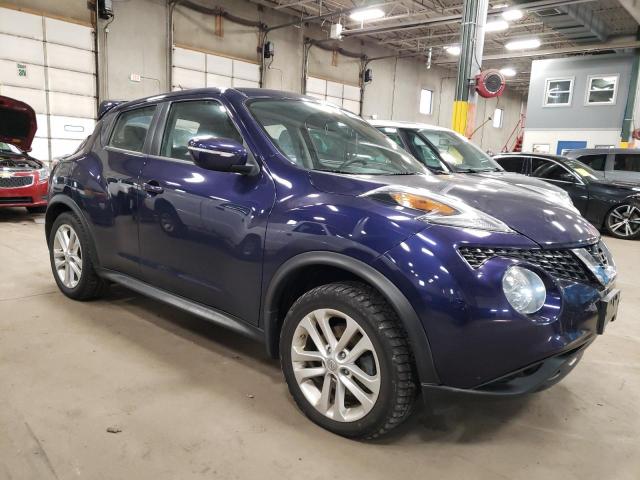 JN8AF5MVXFT552994 - 2015 NISSAN JUKE S BLUE photo 4