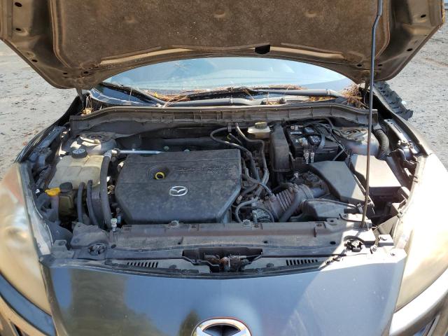 JM1BL1K58B1402831 - 2011 MAZDA 3 S GRAY photo 11