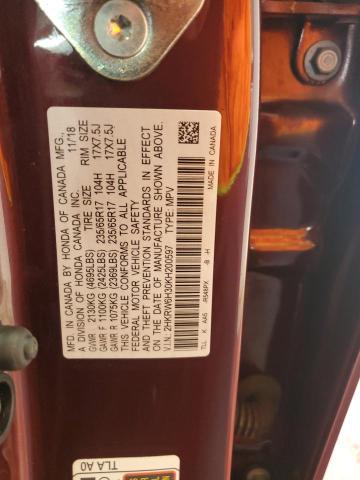 2HKRW6H30KH200597 - 2019 HONDA CR-V LX Burdeos foto 14