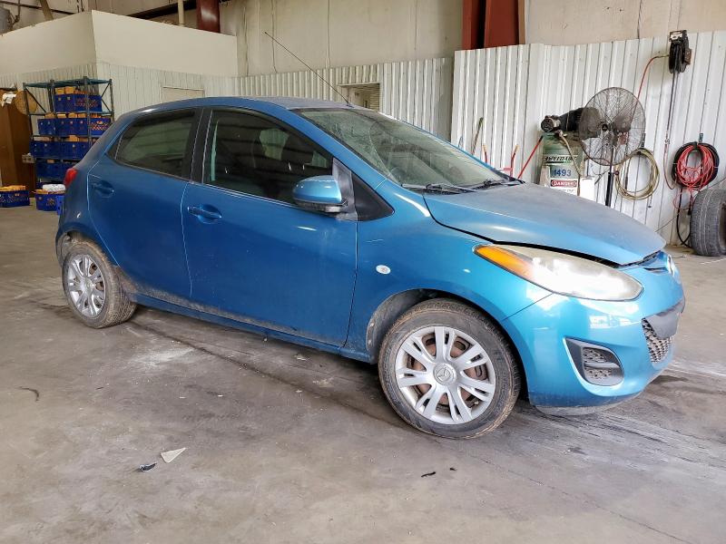 JM1DE1KY5C0151190 - 2012 MAZDA MAZDA2 蓝色 照片 4