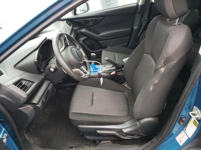 4S3GTAA60K1751630 - 2019 SUBARU IMPREZA BLUE photo 7