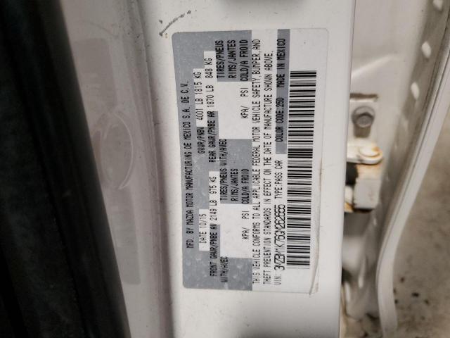 3MZBM1K76GM262655 - 2016 MAZDA 3 SPORT WHITE photo 12